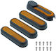Ewheel Set of Side Wheel Covers Xiaomi Mi3 Lite Reflective Screws Black Yellow Cmm954