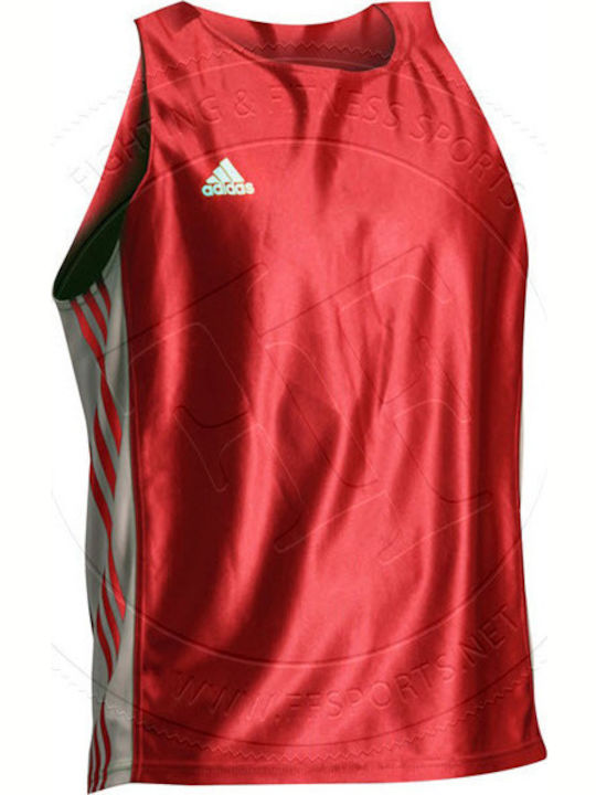 adidas Ανδρική Αμάνικη Μπλούζα ADTB142RD για Boxing Κόκκινη