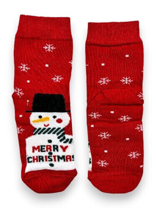 Lily & Jack Șosete pentru Copii Snowman Red
