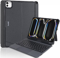 Buddi Thorn Flip Cover Σιλικόνης με Πληκτρολόγιο (iPad Pro 2024 11") Μαύρη Buddi Thorn Flip Cover Σιλικόνης με Πληκτρολόγιο (iPad Pro 2024 11") Μαύρη