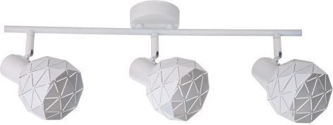 Light Prestige Dreifach Spot mit Fassung E14 in Weiß Farbe