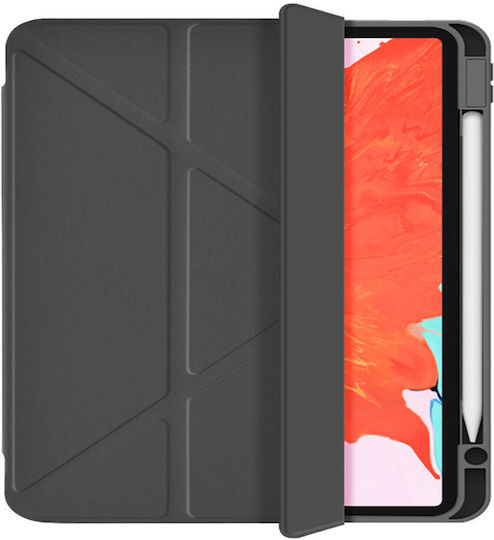 Wiwu Origami Back Cover Περιστρεφόμενη Ανθεκτική Μαύρη (iPad Pro 2024 13")