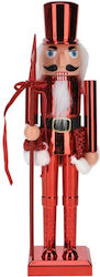 Weihnachts-Nussknacker 38cm mit Roter Mütze