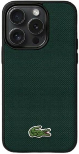 Lacoste Iconic Petit Pique Back Cover Plastic Verde (iPhone 16 Pro Max)