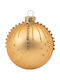 Ornament suspendat Glob De sticlă Auriu 8buc Set 6buc