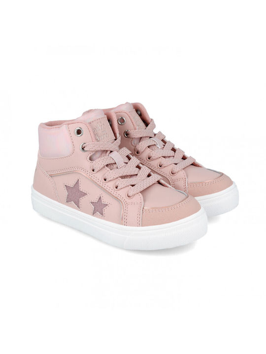 Garvalin Kinder Sneakers Hoch Rosa