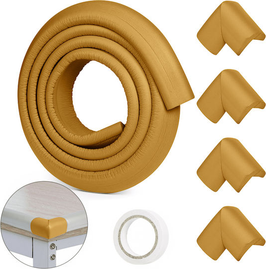 Olympus Round Surface Protector with Sticker Mουσταρδί 200εκ. 5pcs