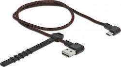 DeLock 85270 Regular USB 2.0 σε micro USB 0.5m Μαύρο DeLock 85270 Regular USB 2.0 σε micro USB 0.5m Μαύρο