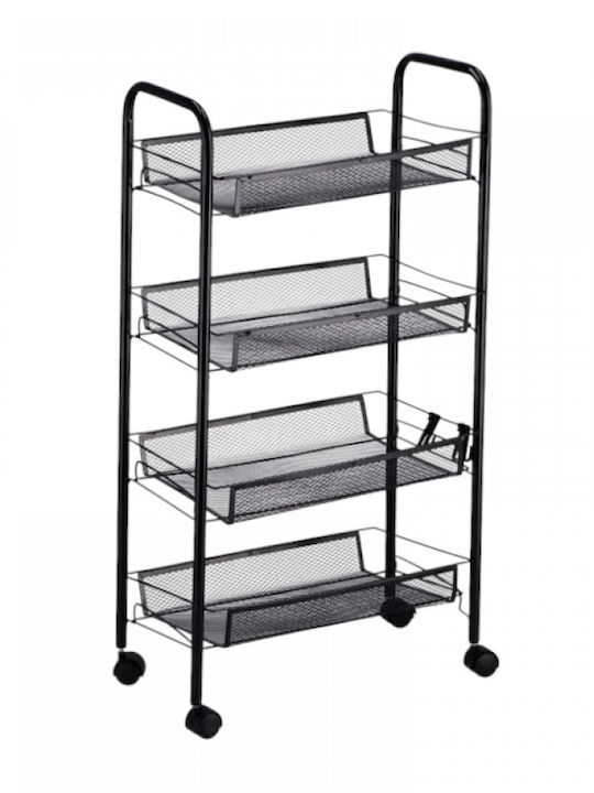 Kitchen Trolley Metallic 44x26x83cm