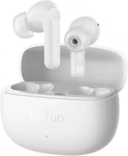 Earfun Air Life In-Ear Bluetooth-Freisprecheinrichtung Kopfhörer mit Schweißresistenz und Ladeetui Weiß