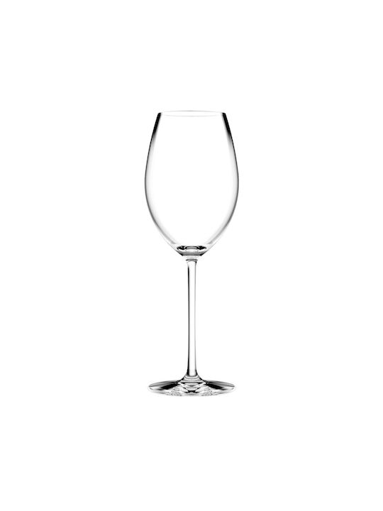 e-exoplismos Set Gläser für Weiß- und Rotwein aus Kristall 6Stück