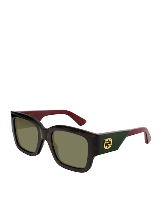 Gucci Women's Sunglasses with Brown Tartaruga P...