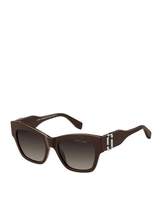Marc Jacobs Damen Sonnenbrille mit Braun Kunsts...