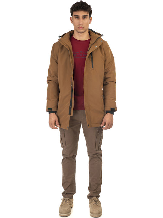 Winter Jacket Parka Brown