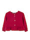 Kids Cardigan Knitted Red