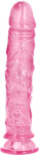 Toyz4lovers Claudio Glass Dildo With Suction Cup Pink 20cm