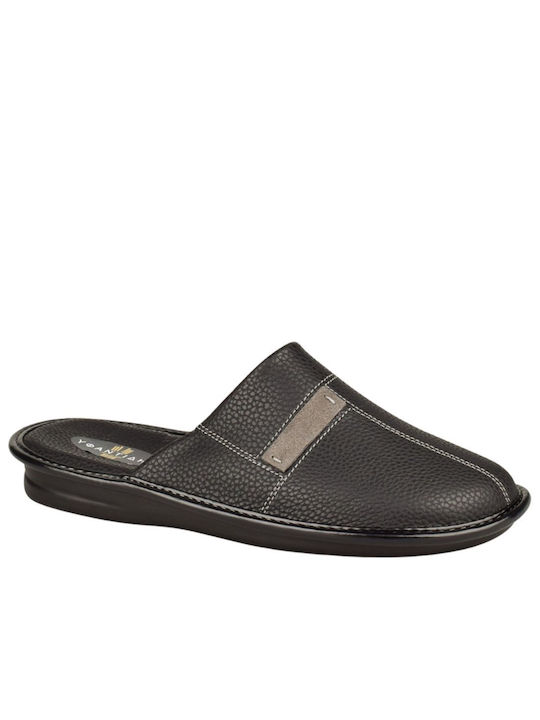 Yfantidis Men's Slipper Black