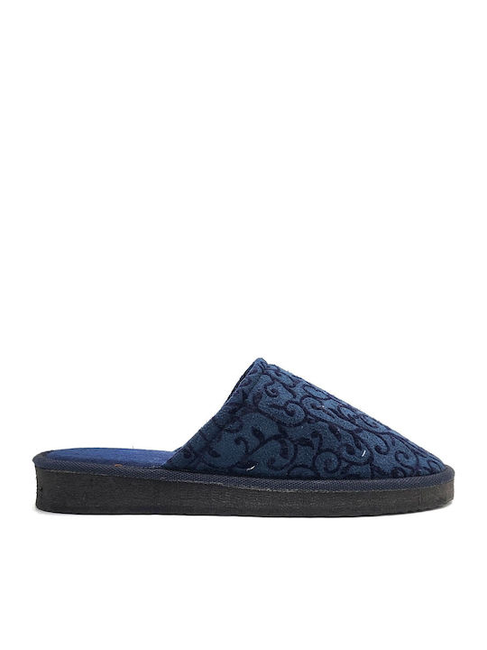 Shoelover Terry Winter Women's Slippers Blue