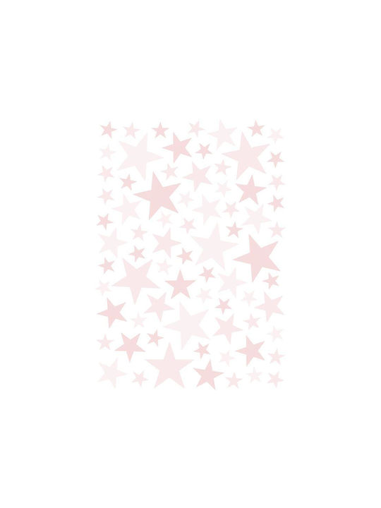 Süße Rosa Sterne Wandsticker Lilipinso