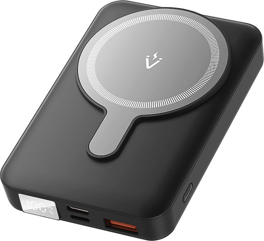 Vention FHTB0 MagSafe Power Bank 10000mAh 22.5W με Θύρα USB-A και Θύρα USB-C Power Delivery Μαύρο