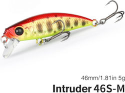 Tsurinoya Intruder Artificial Bait Minnow No14 4.6cm 5gr M Sinking Minnow Tsurinoya Intruder Artificial Bait Minnow No14 4.6cm 5gr M Sinking Minnow