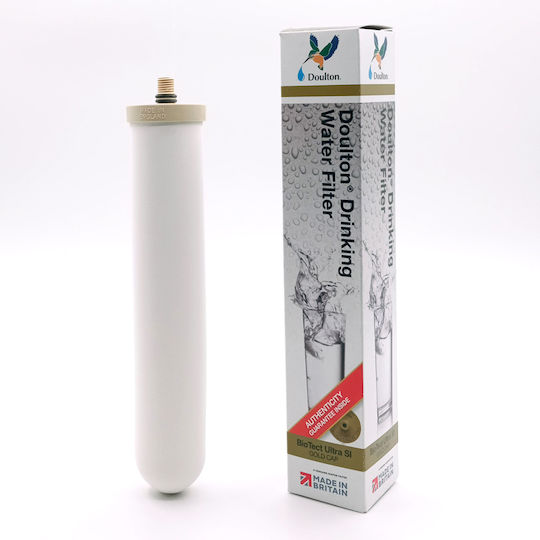 Doulton Ersatz-Wasserfilter für unter der Arbeitsplatte Keramik BioTect Ultra SI 0.5 μm (Mikrometer)
