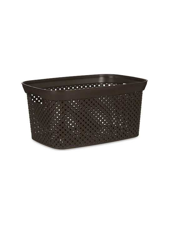 Kipit Storage Basket Plastic Brown 10lt 1pcs