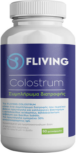 Fliving Colostrum 500mg Συμπλήρωμα για την Ενίσχυση του Ανοσοποιητικού 60 κάψουλες
