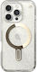 Speck Presidio Lux + Clicklock Back Cover Plastic / Silicone Clear / Gold Glitter (iPhone 16 Pro)