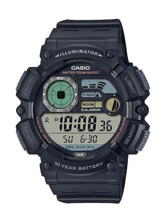 Casio Ρολόι Μπαταρίας με Καουτσούκ Λουράκι Casio Ρολόι Μπαταρίας με Καουτσούκ Λουράκι