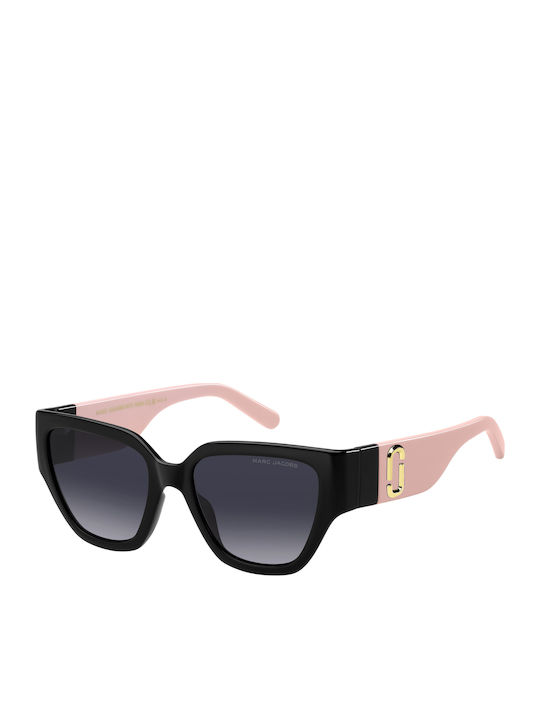 Marc Jacobs Women's Sunglasses with Black Horn-...