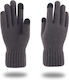 Gray Wolle Handschuhe