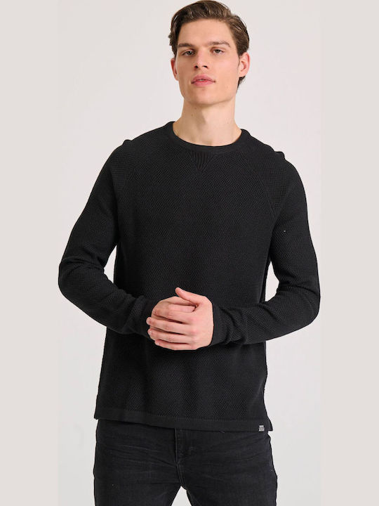 Garage Fifty5 Langarm-Pullover Schwarz