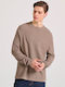 Langarm-Pullover Braun