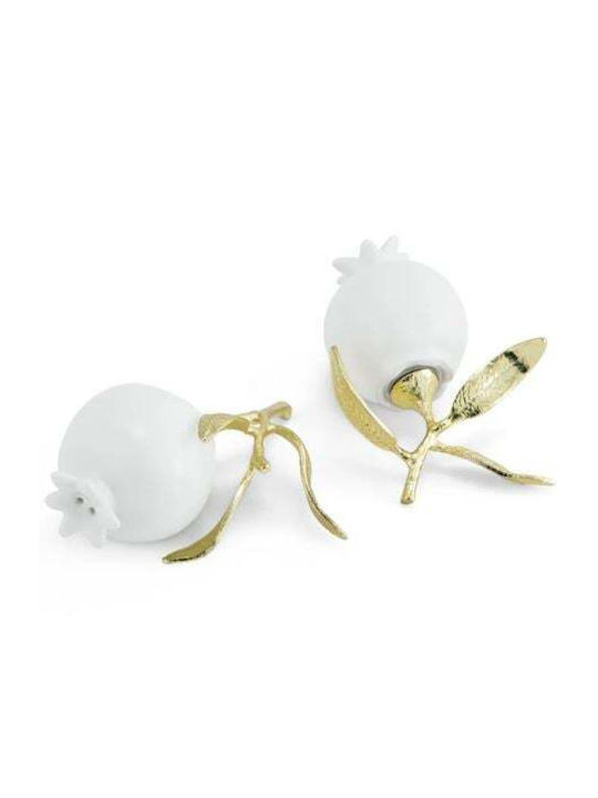 Granatapfel Salz- und Pfeffer-Set von Michael Aram 10,80x7,6x6,3cm