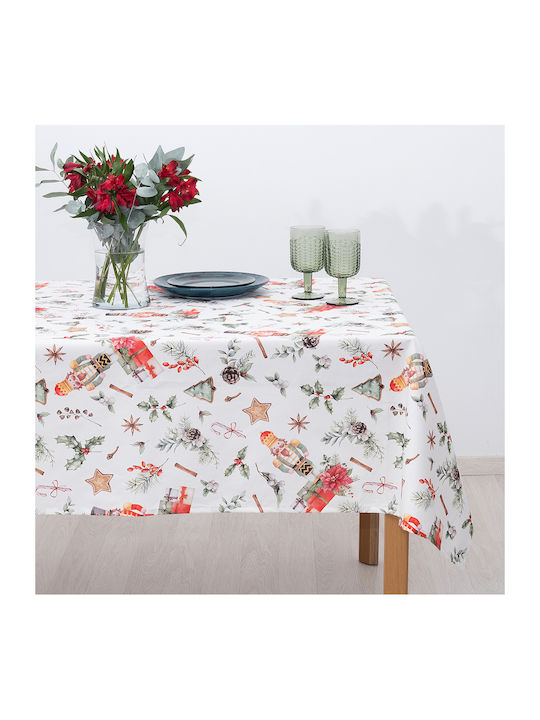 Christmas Tablecloth Drum Design 140x300