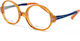 Minima Kindlich Kunststoff Brillenrahmen Orange MINJ23CJ18