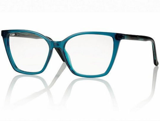 Centrostyle Women's Acetate Butterfly Green Prescription Eyeglass Frame 0364-53