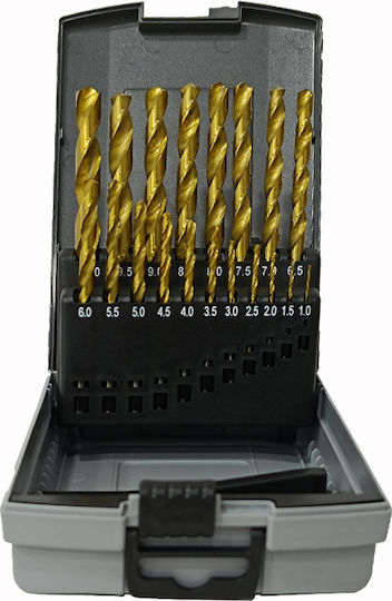 SKS Tools Satz 19 Bohrer HSS Titan für Metall