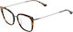Woodys Barcelona Women's Metal Butterfly Brown Tortoise Prescription Eyeglass Frame Marion 02