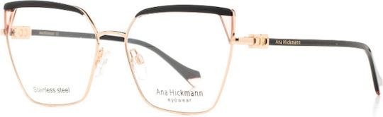 Ana Hickmann Γυναικείος Μεταλλικός Σκελετός Πεταλούδα Χρυσός 1467 P01