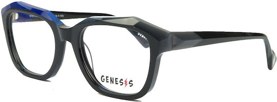 Genesis Weiblich Kunststoff Brillenrahmen Schwarz GV231596C1