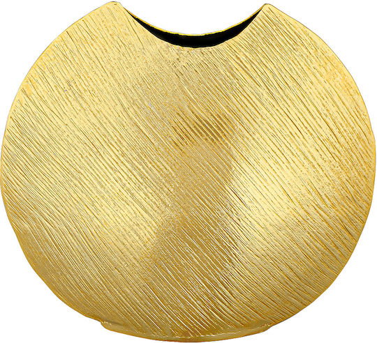 Capolavoro Metallisches Gold Vasen F25,5xH28,5cm