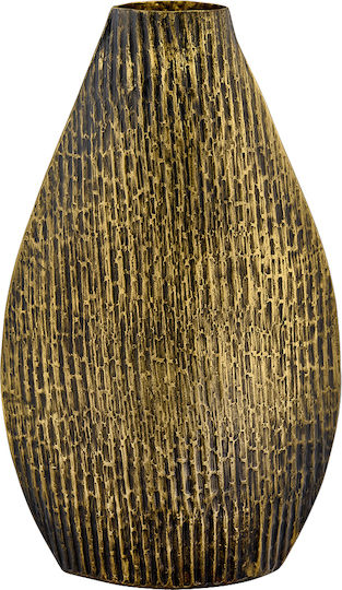 Capolavoro Vază Metalică Aurie Φ23xÎ40.5cm Capolavoro Vază Metalică Aurie Φ23xÎ40.5cm