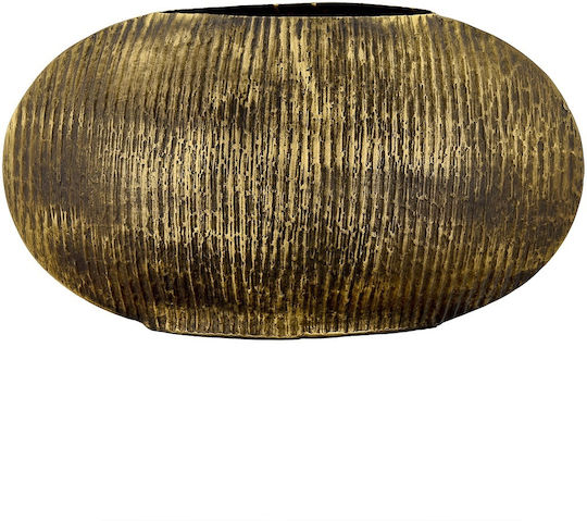 Capolavoro Βάζο Μεταλλικό Χρυσό Φ26xΥ46cm Capolavoro Βάζο Μεταλλικό Χρυσό Φ26xΥ46cm