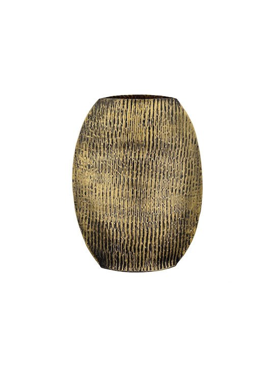 Capolavoro Decorative Vase Gold 29x11x38cm