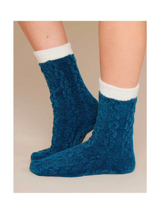 Noidinotte Damen Socken Blu 1Pack