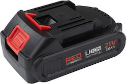 Battery Tools 21 V Red Technic Rt0053 0064 0104-bt Battery Tools 21 V Red Technic Rt0053 0064 0104-bt