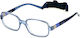 Sting Copii Plastic Rame Ochelari Albastru VSJ7...
