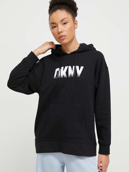 Women's Sweatshirt Hooded Black